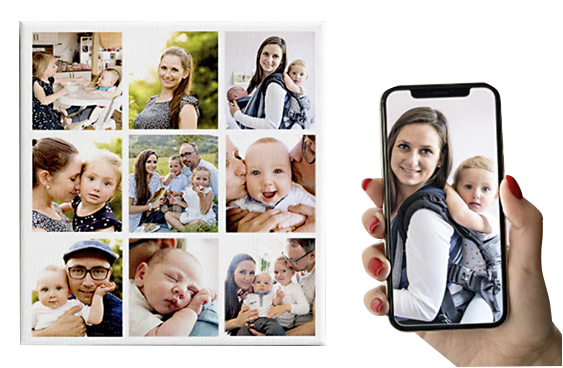 Vászonkép 7 vászonkép kollázs készítés