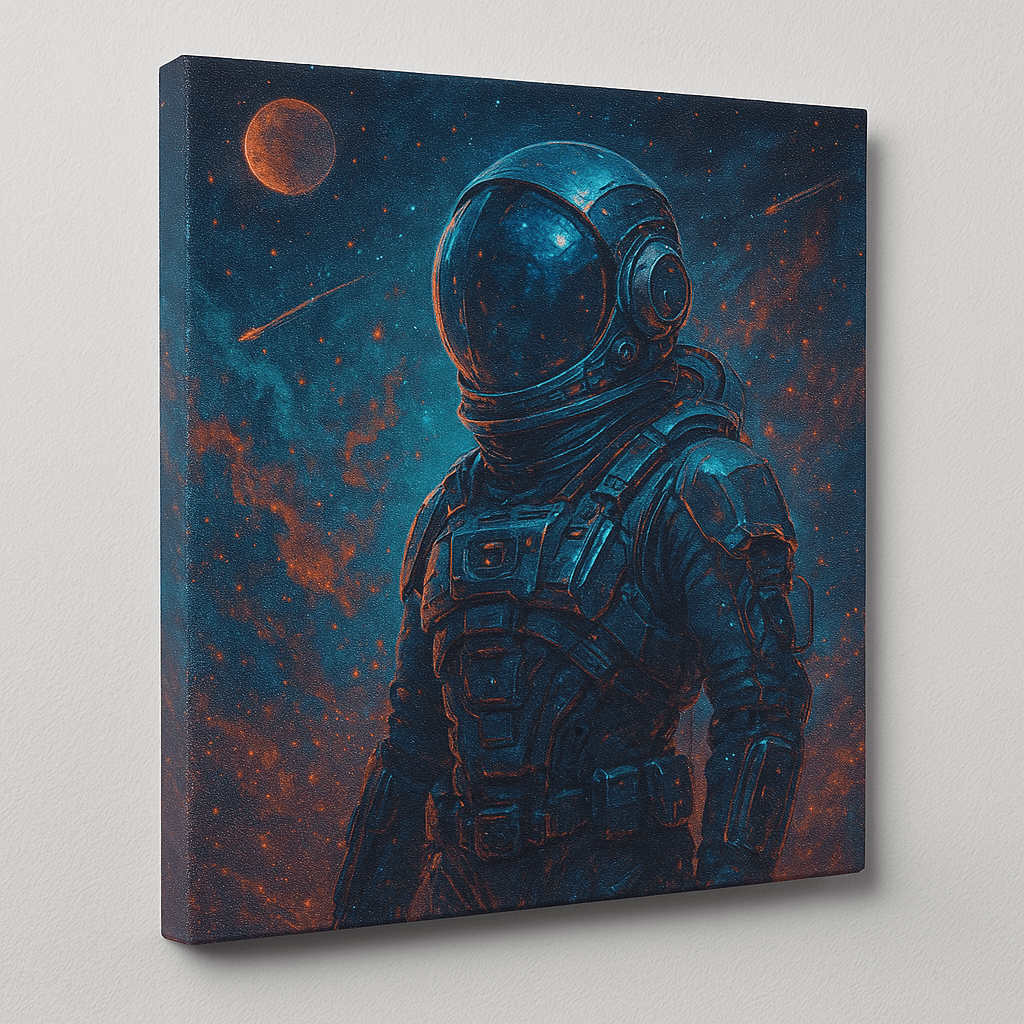 Vászonkép trendek 2025 – Milyen stílusok hódítanak idén? 1 Interneon vászonkép - AI által generált