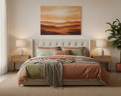 Vászonkép 4 haloszoba modern festennyel