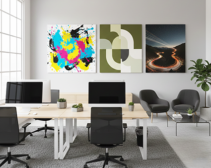 Vászonkép 5 irodai latvanyterv modern kepekkel