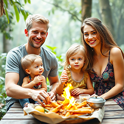 vászonkép nappaliba családi fotó vászonkép