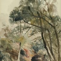 Erdei tájkép vászonkép