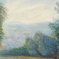 Folyópart vászonkép