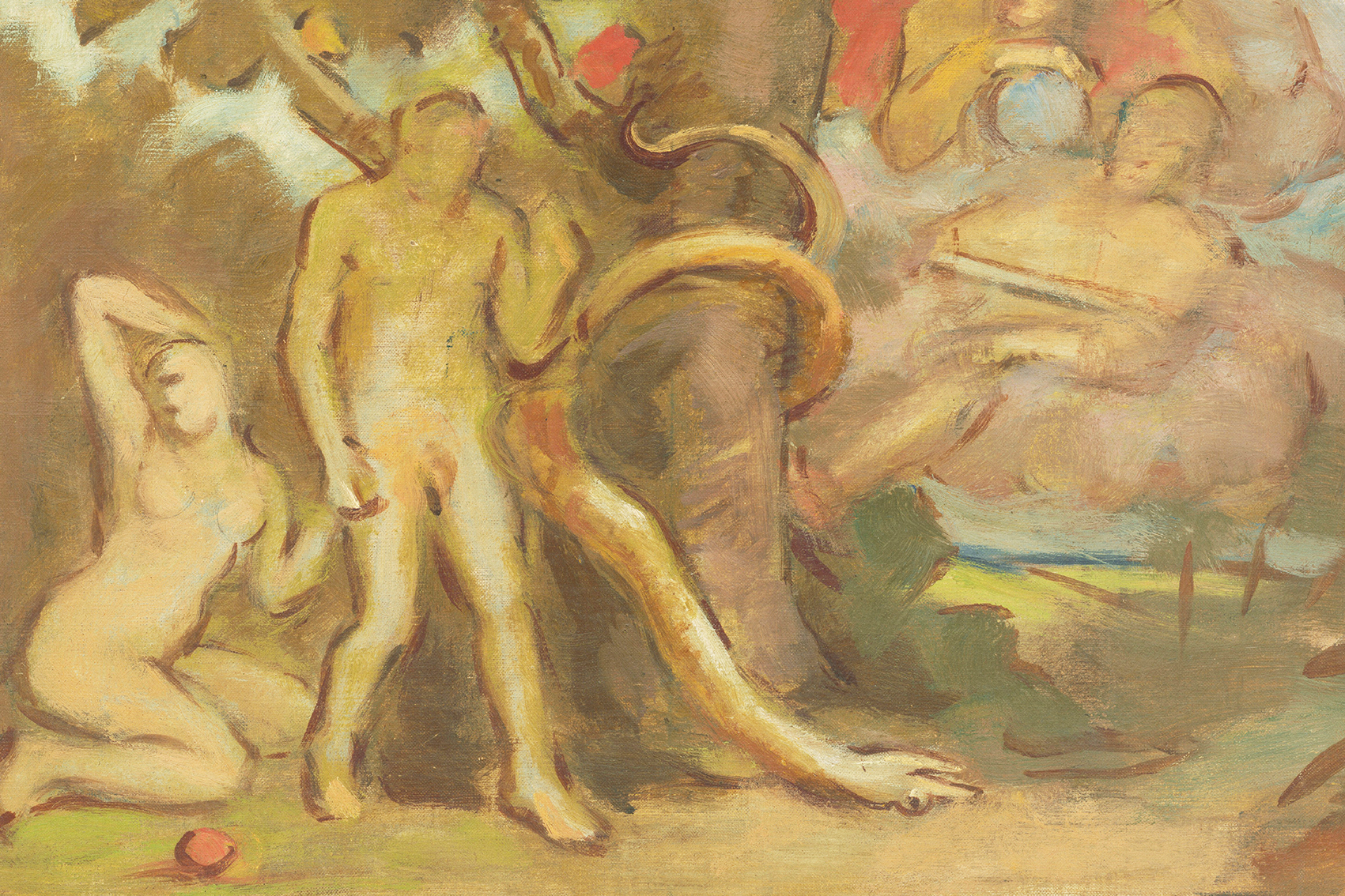 Ádám és Éva a Paradicsomban vászonkép