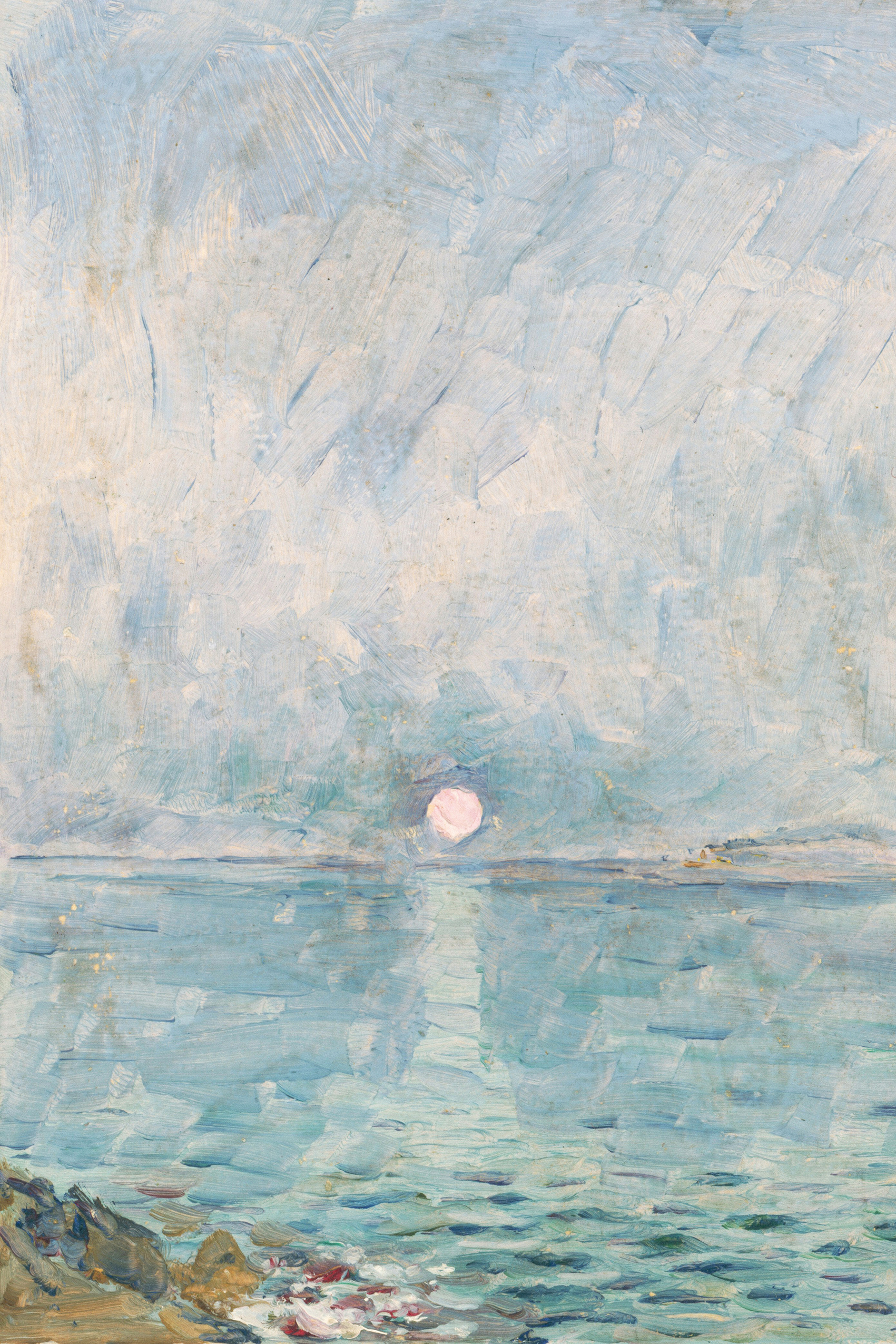 Holdfényes Balaton vászonkép