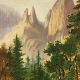 Hegyormok vászonkép