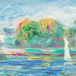 Búcsú vászonkép nappaliba