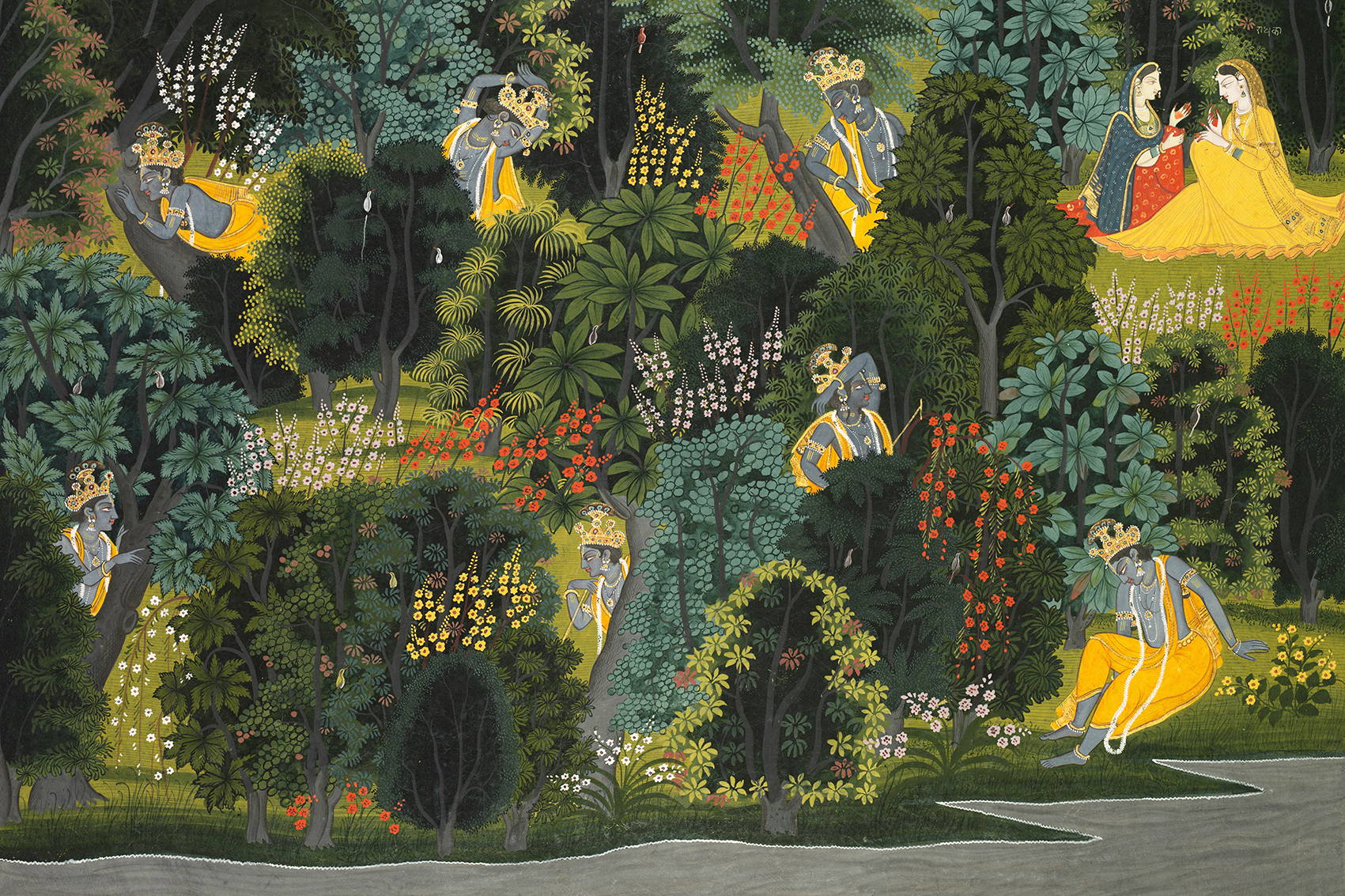 Indiai dzsungel vászonkép