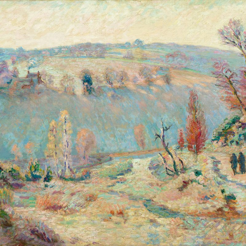 Dombos táj vászonkép nappaliba