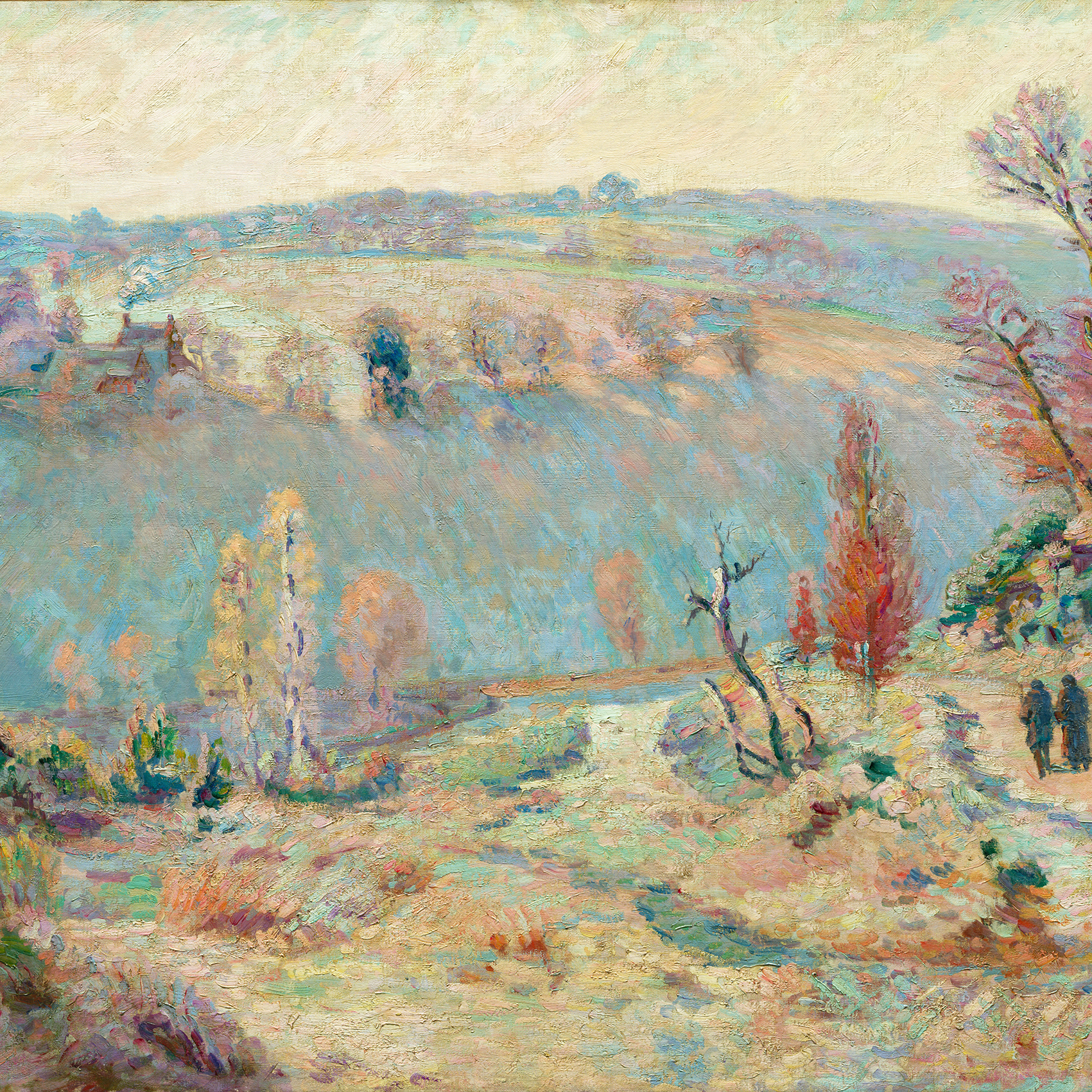 Dombos táj vászonkép nappaliba