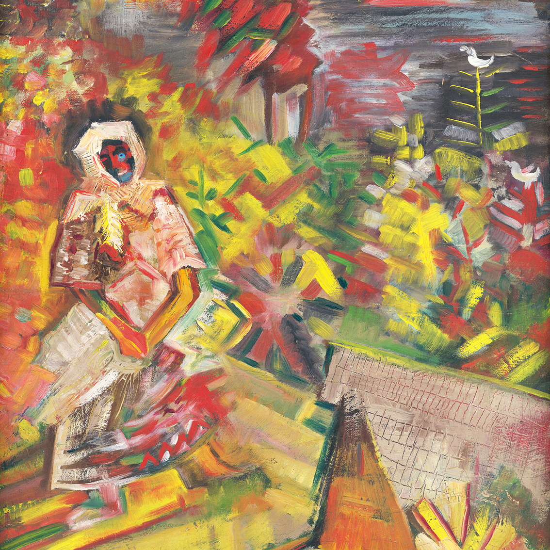 Népviselet festmény vászonkép